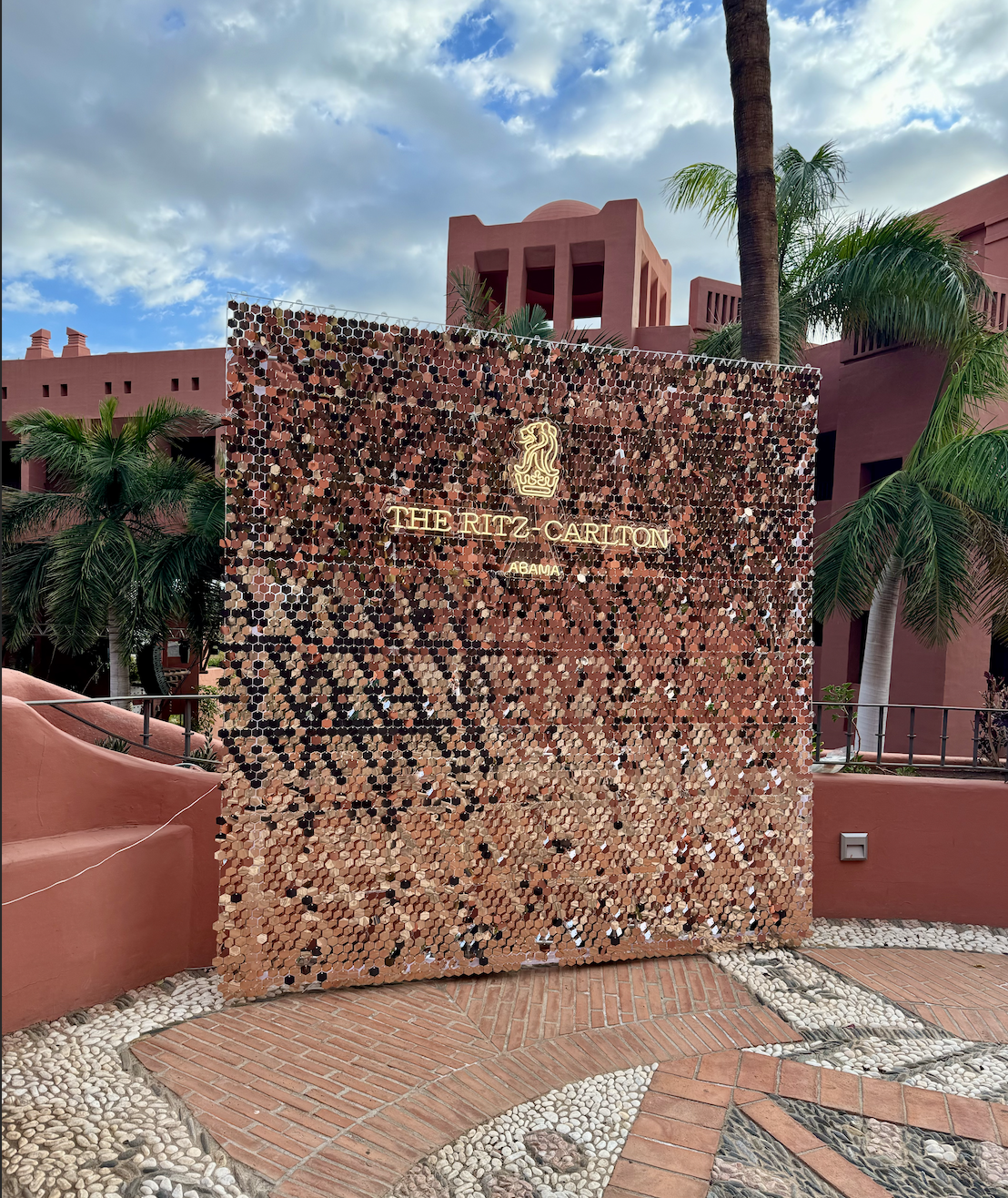 Photocall Panel de Lentejuelas y neon